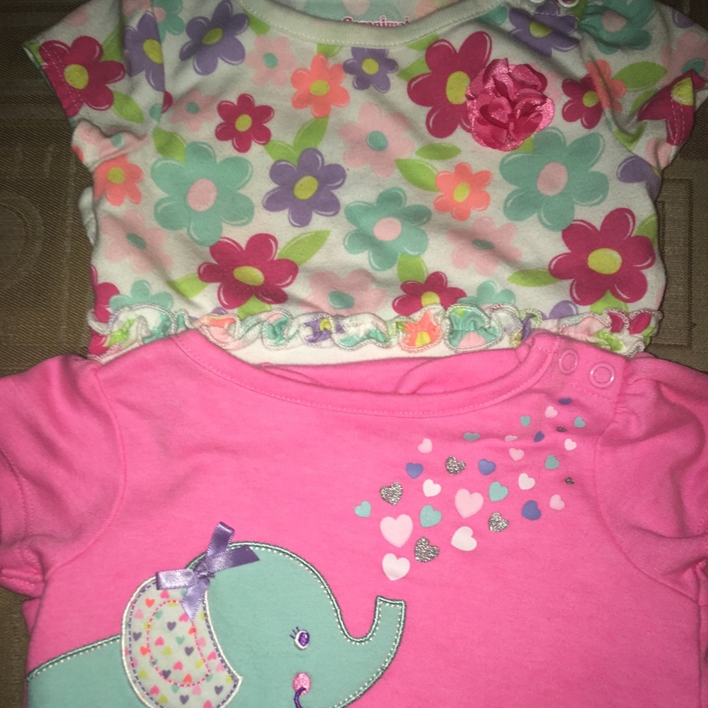 Two garanimals onesies 6/9m